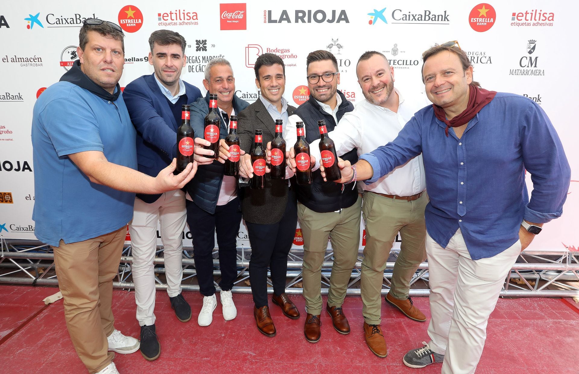 Álvaro Mayoral, Gonzalo del Hoyo, Félix Fernández, José Antonio Rodríguez, Alvar Campo, Cristian del Río y Quique Martínez Armas. 