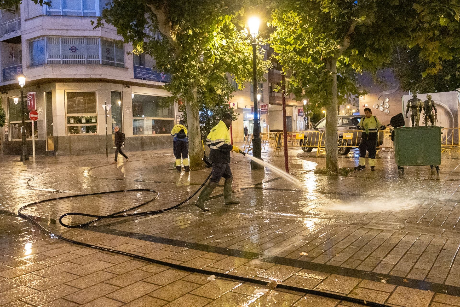 El trabajo de Logroño Limpio en San Mateo