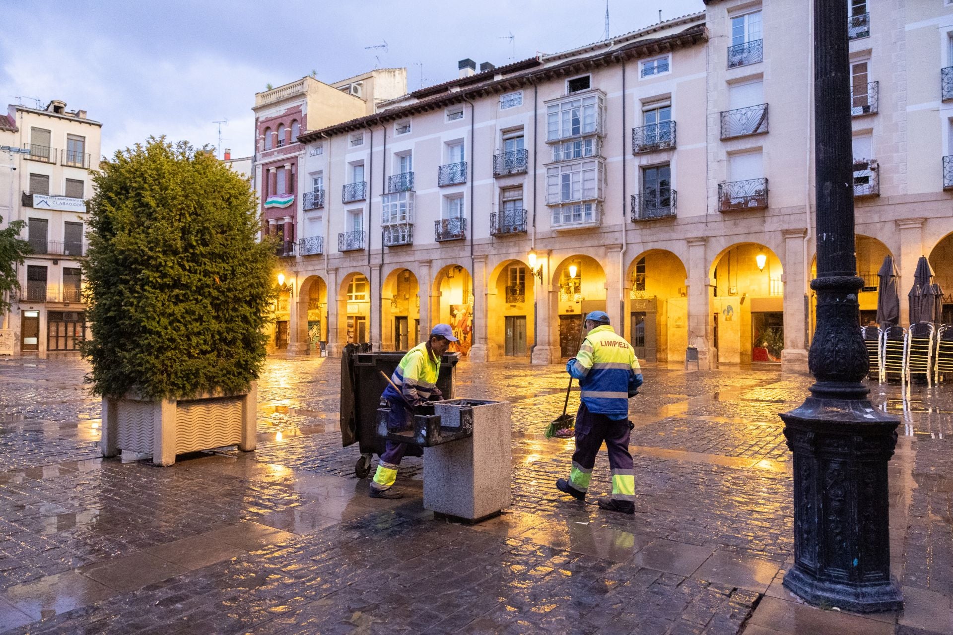 El trabajo de Logroño Limpio en San Mateo