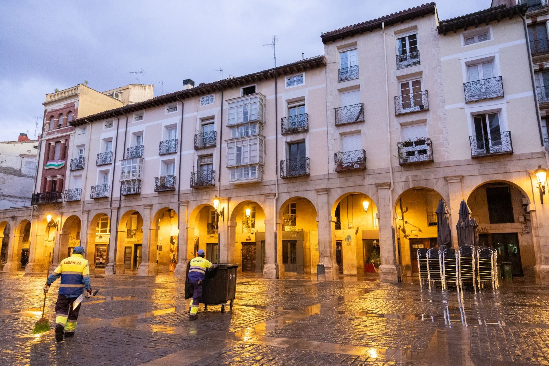El trabajo de Logroño Limpio en San Mateo