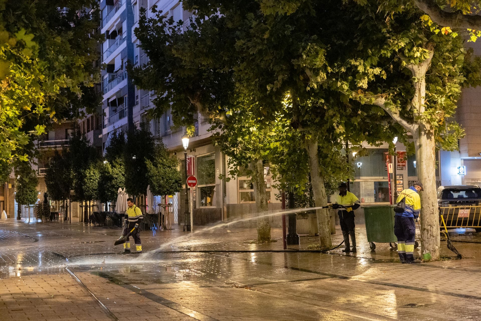 El trabajo de Logroño Limpio en San Mateo