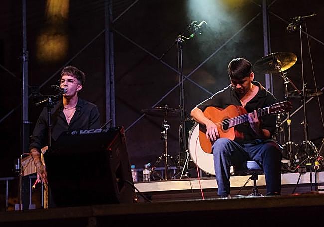 Ayvan Romero durante su actuación en el Parrilla.