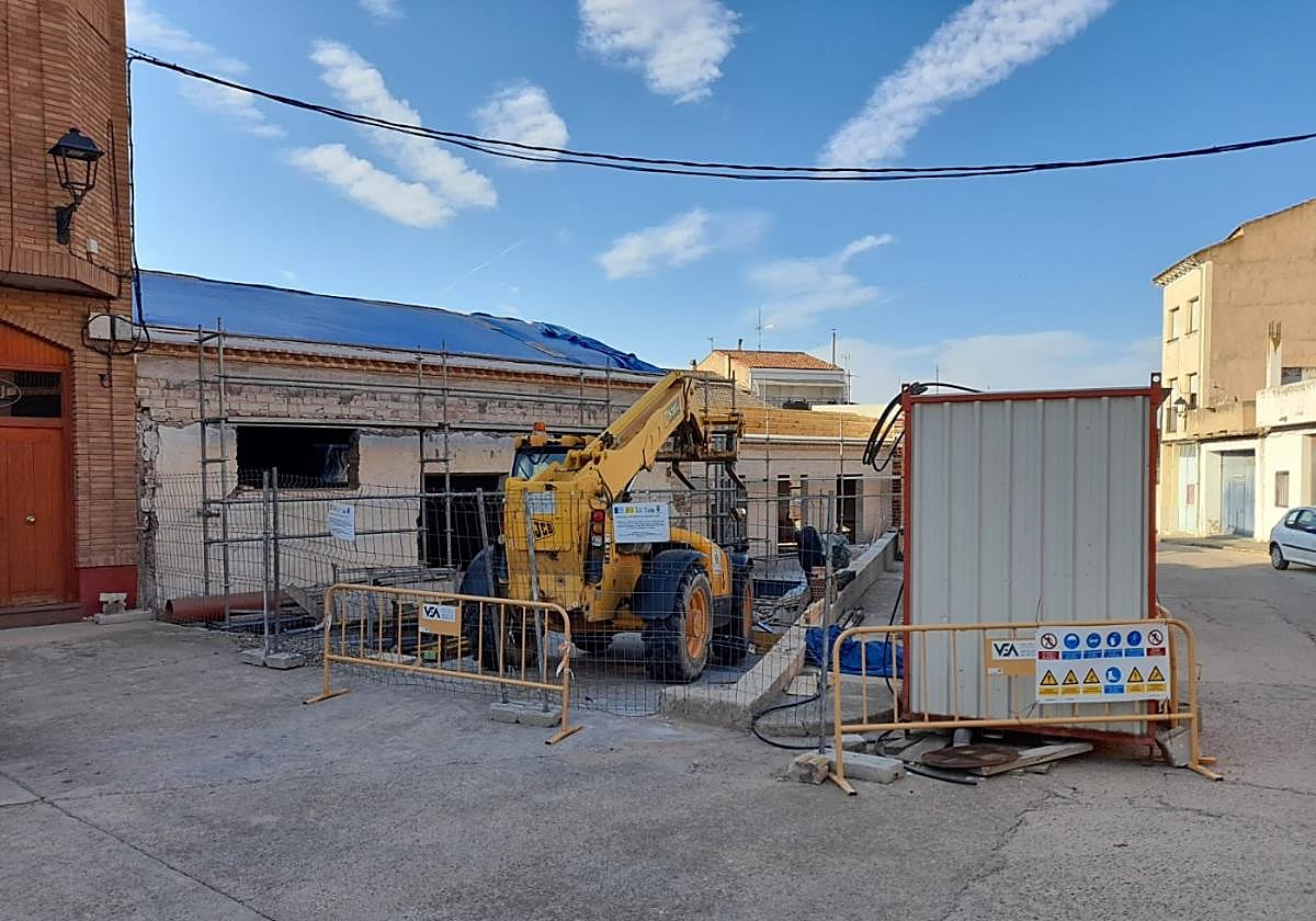 Obras de ampliación del museo en el antiguo matadero.