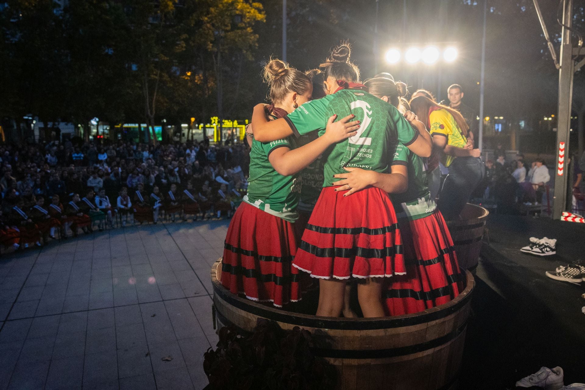 Las imágenes del pisado popular