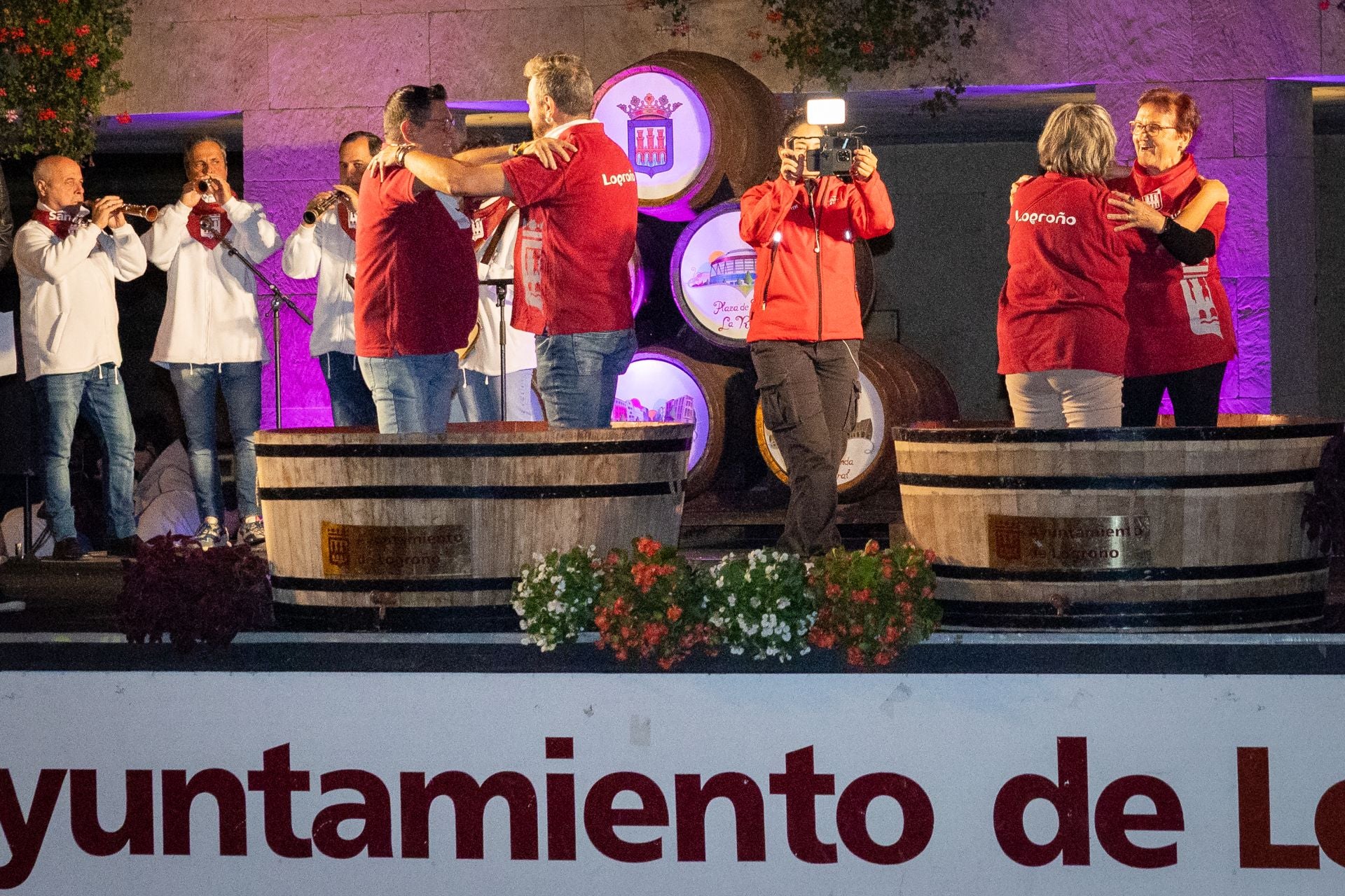 Las imágenes del pisado popular