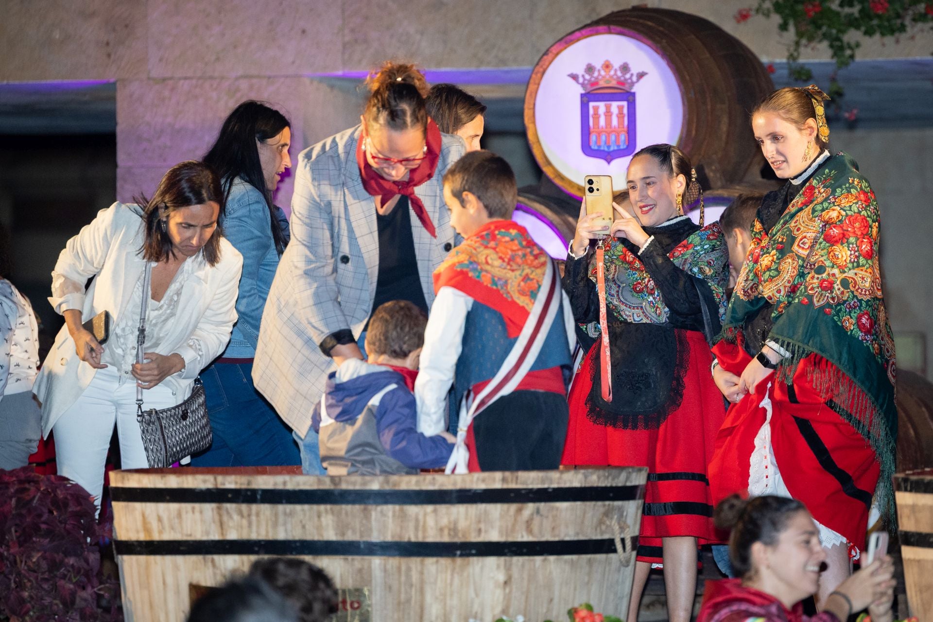 Las imágenes del pisado popular