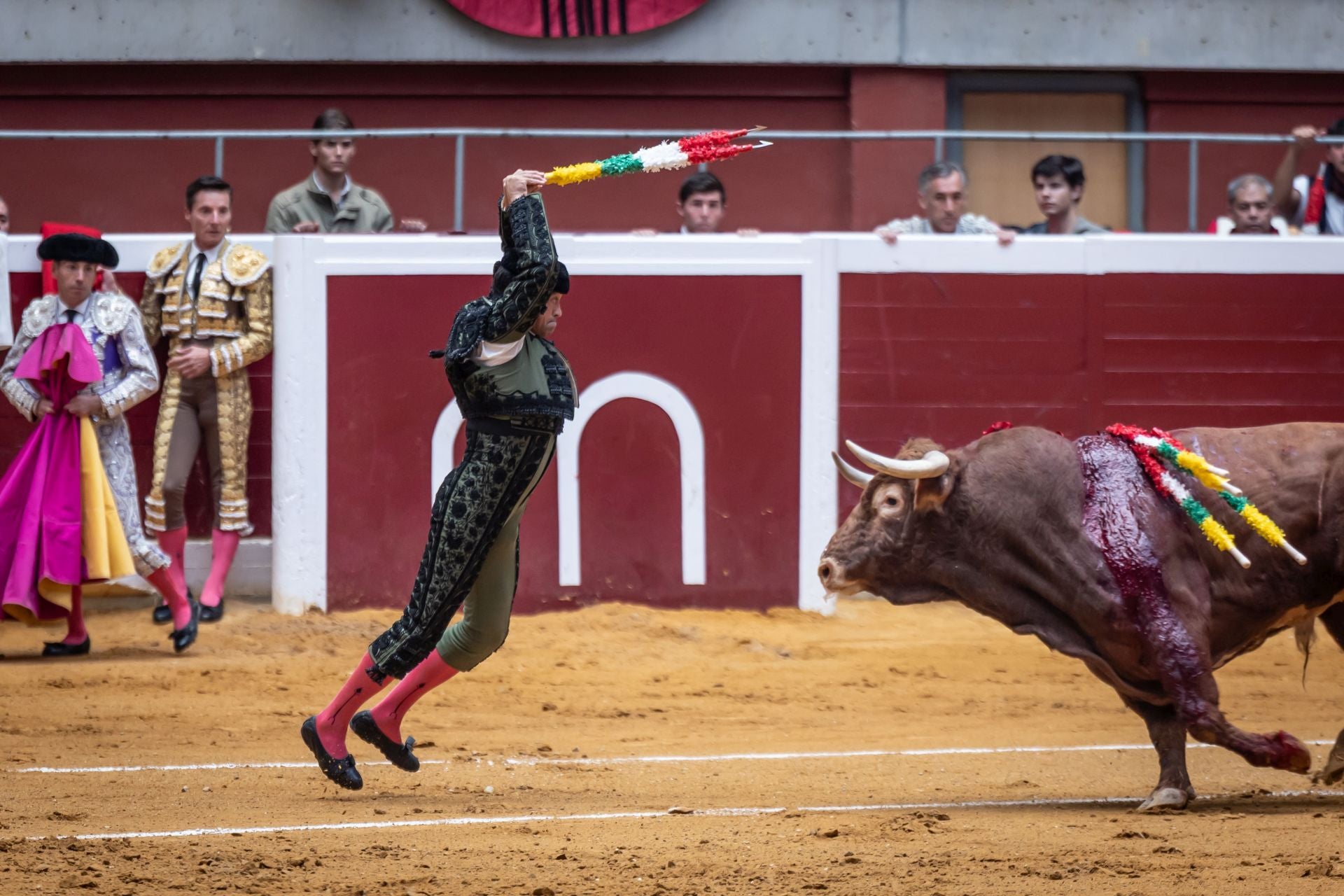 Las imágenes del mano a mano entre Urdiales y Palacio