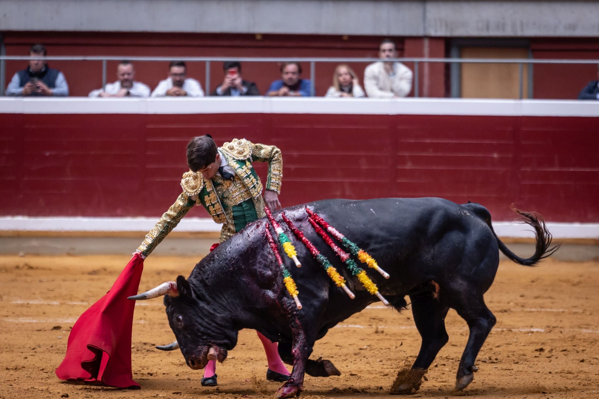 Las imágenes del mano a mano entre Urdiales y Palacio