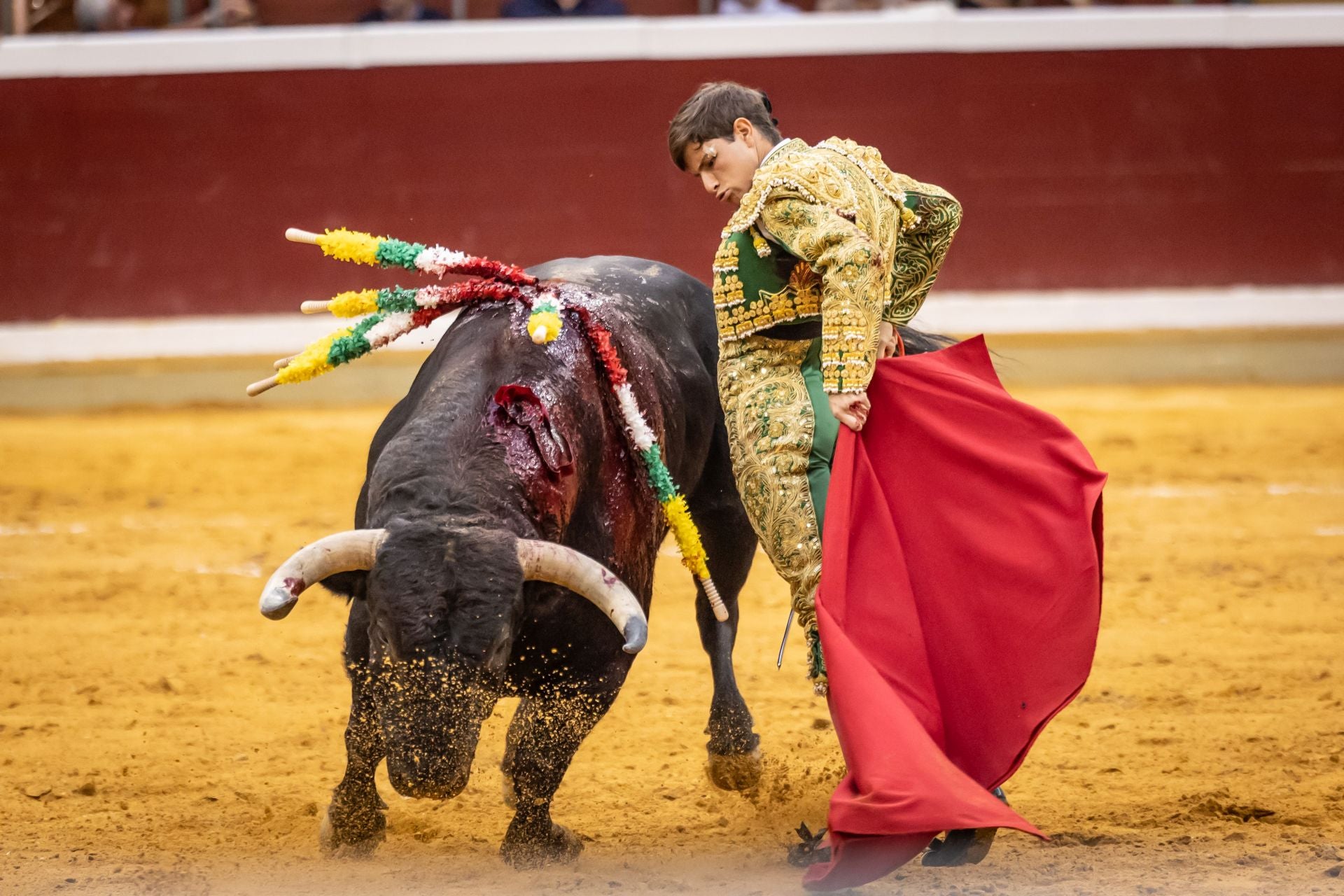 Las imágenes del mano a mano entre Urdiales y Palacio