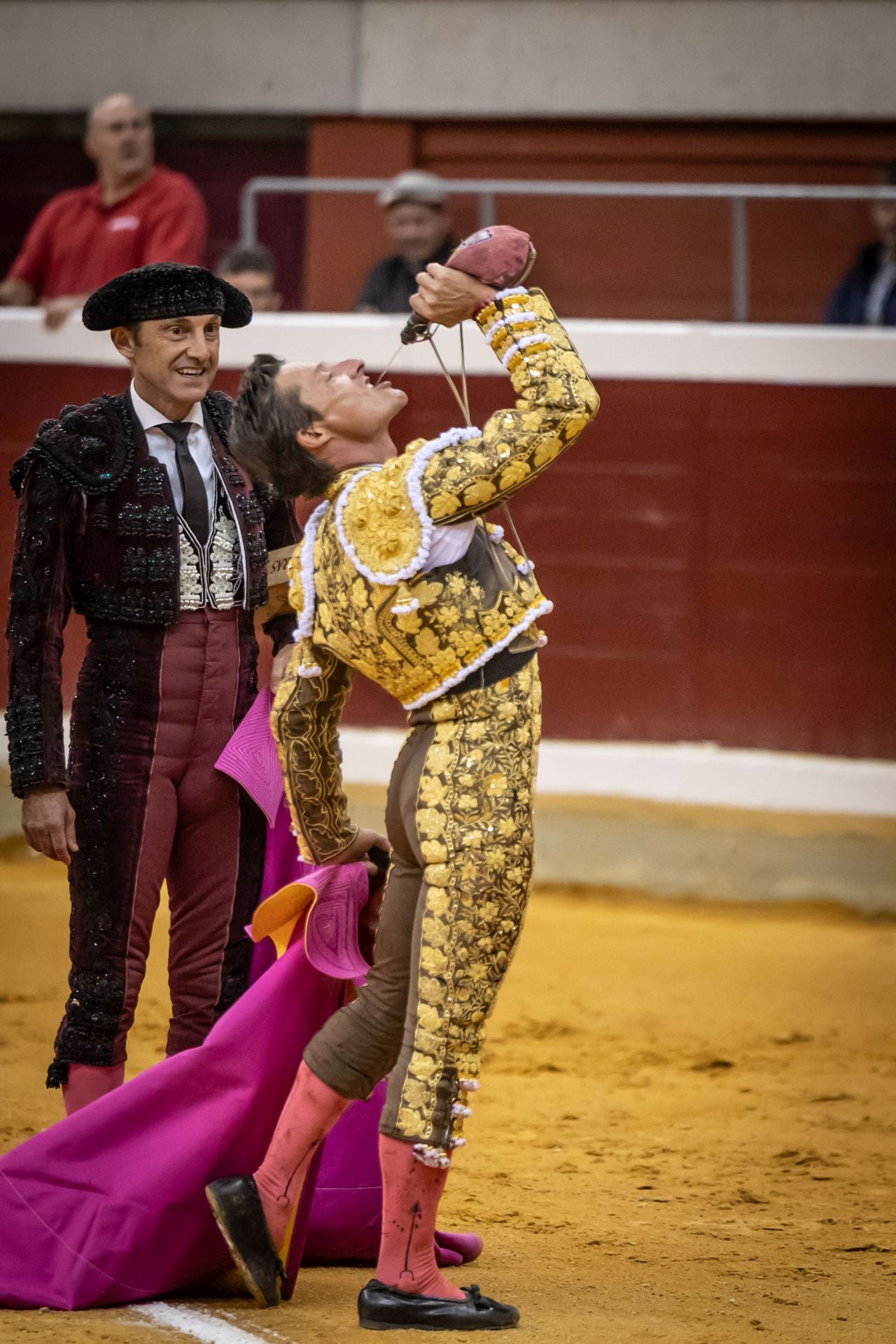 Las imágenes del mano a mano entre Urdiales y Palacio