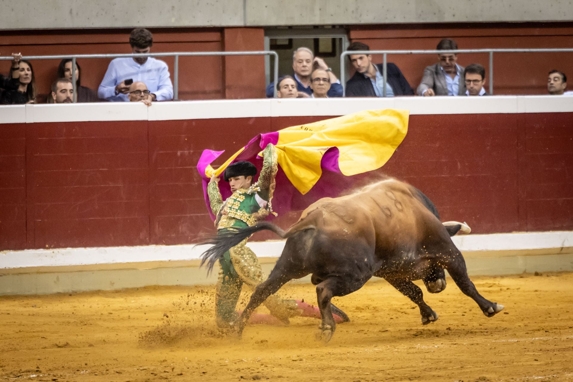 Las imágenes del mano a mano entre Urdiales y Palacio