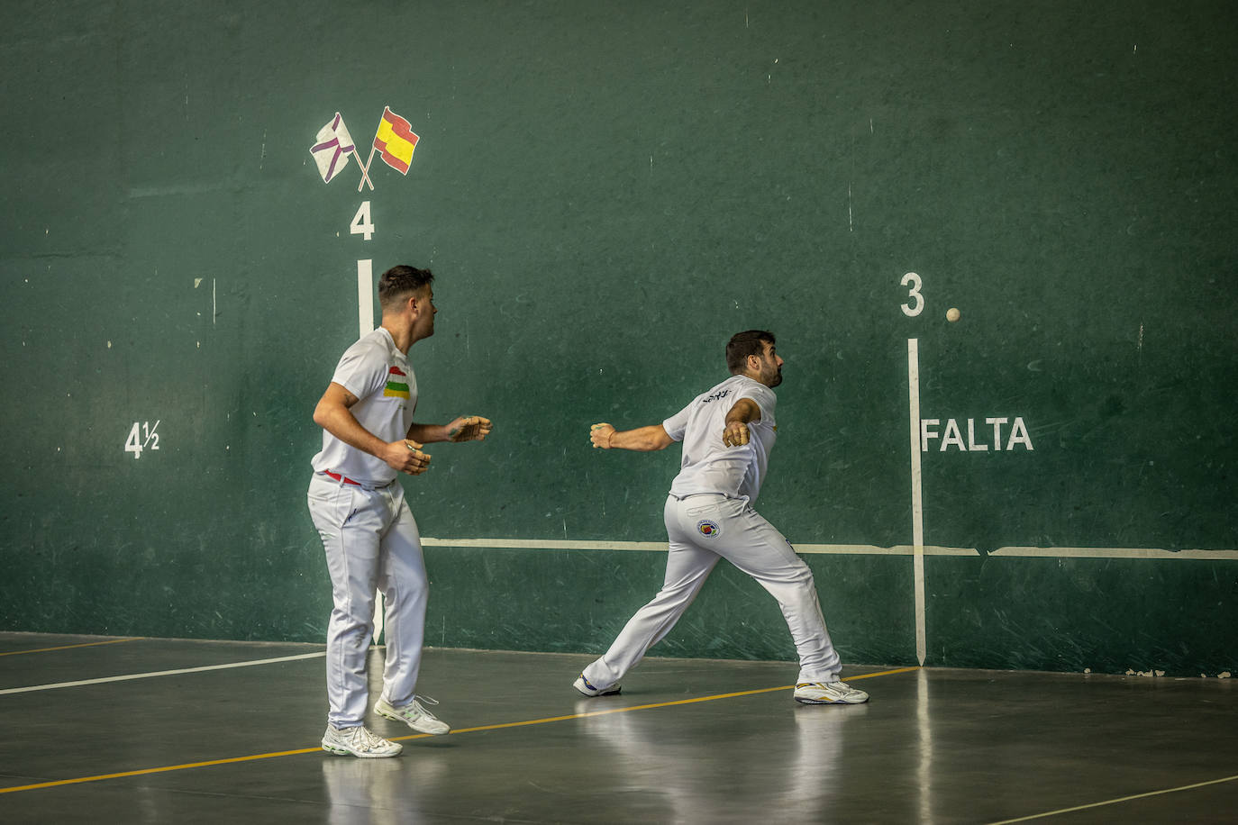 Las imágenes de la final del torneo de pelota de La Vendimia