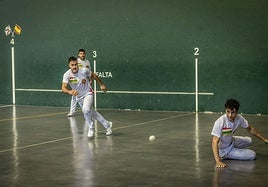 Las imágenes de la final del torneo de pelota de La Vendimia