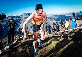 Alain Santamaria, en la cita de ayer en Canfranc.