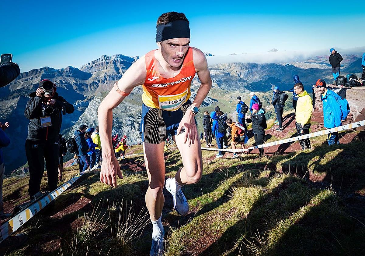 Alain Santamaria, en la cita de ayer en Canfranc.