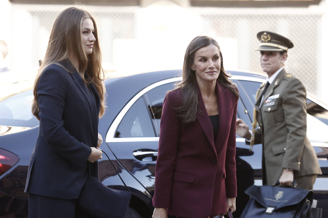 Las imágenes de la primera visita de la princesa Leonor a Viana