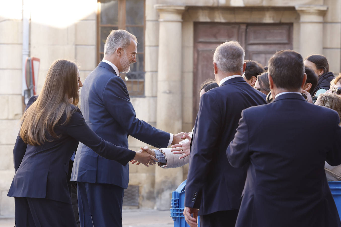 Las imágenes de la primera visita de la princesa Leonor a Viana