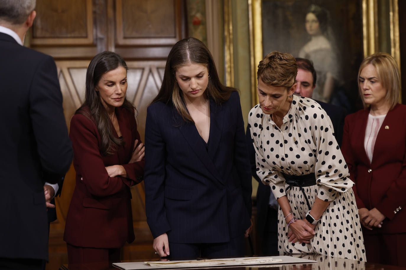 Las imágenes de la primera visita de la princesa Leonor a Viana