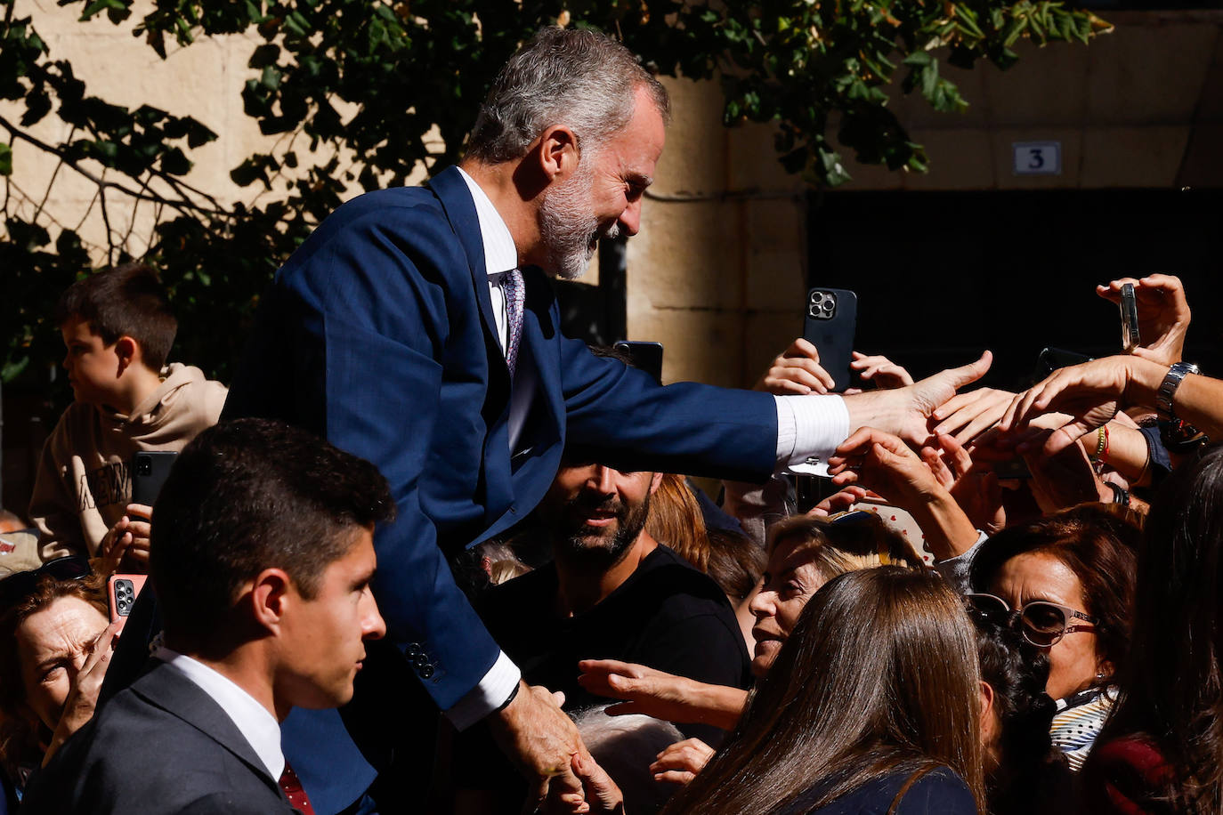 Las imágenes de la primera visita de la princesa Leonor a Viana