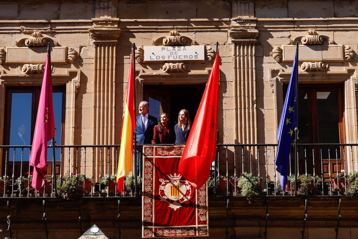 Las imágenes de la primera visita de la princesa Leonor a Viana