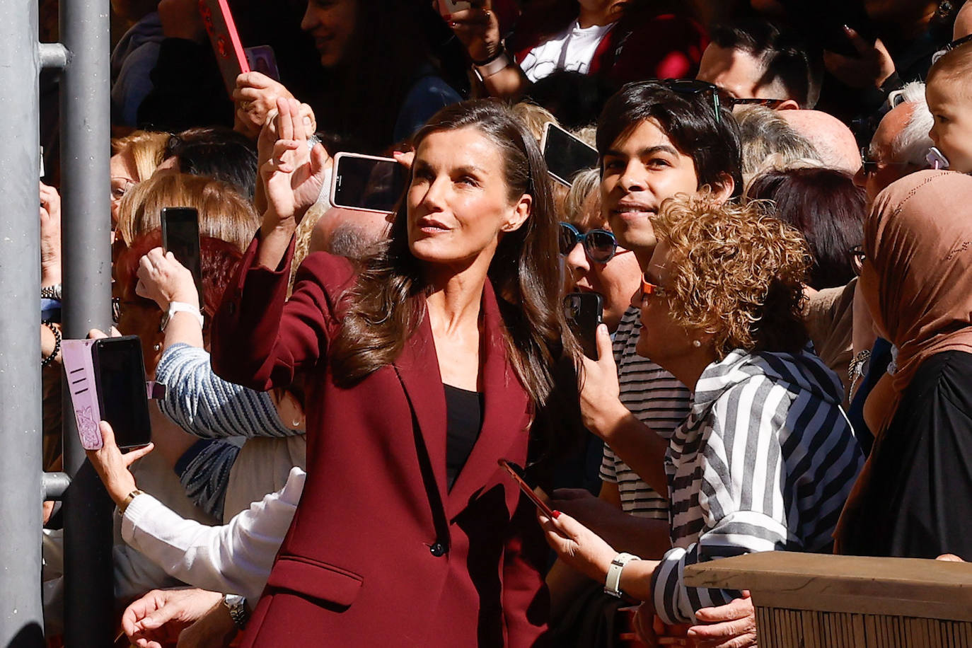 Las imágenes de la primera visita de la princesa Leonor a Viana
