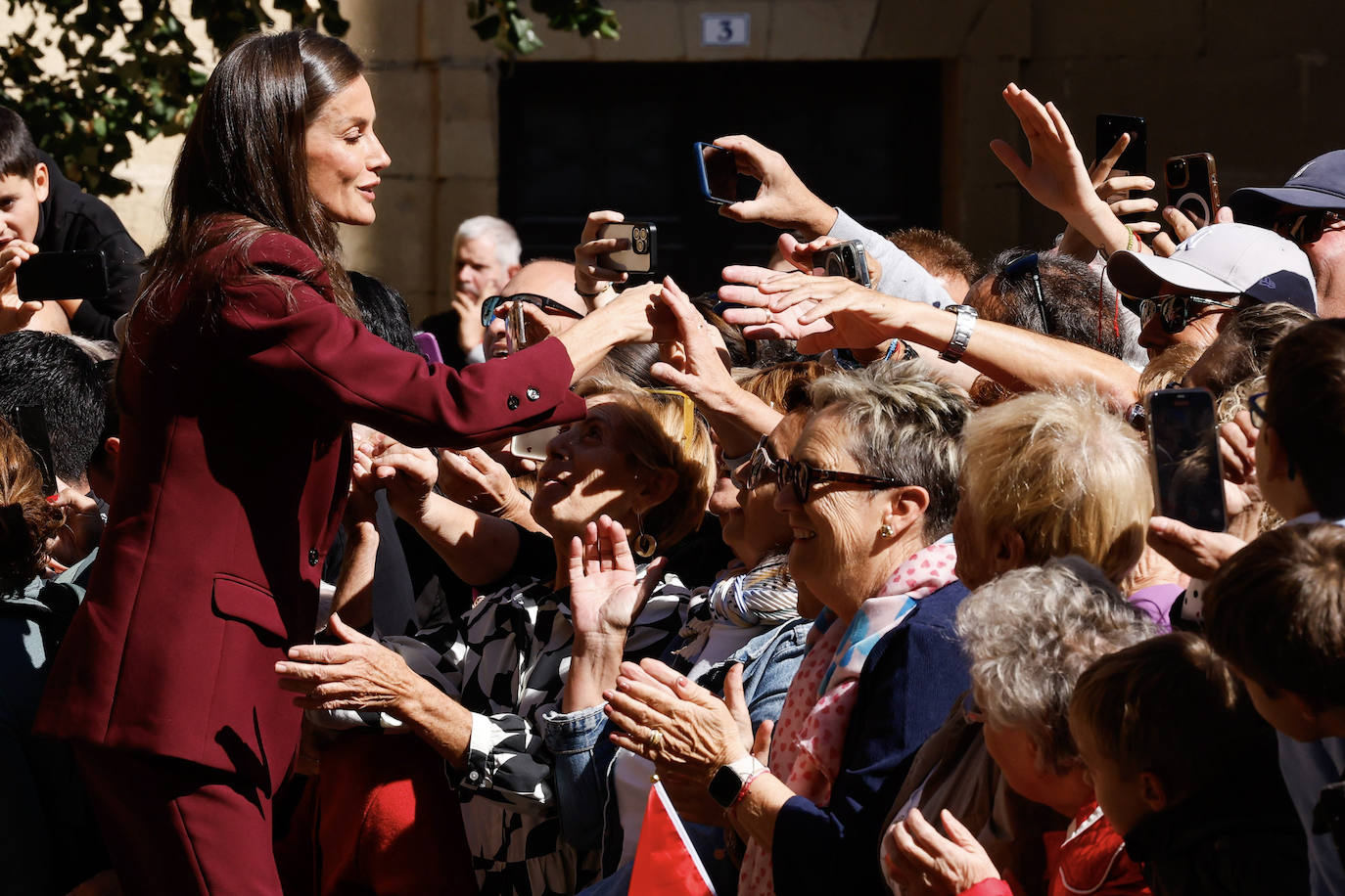Las imágenes de la primera visita de la princesa Leonor a Viana