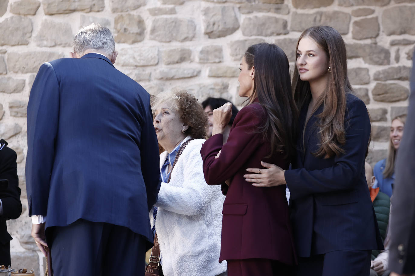 Las imágenes de la primera visita de la princesa Leonor a Viana
