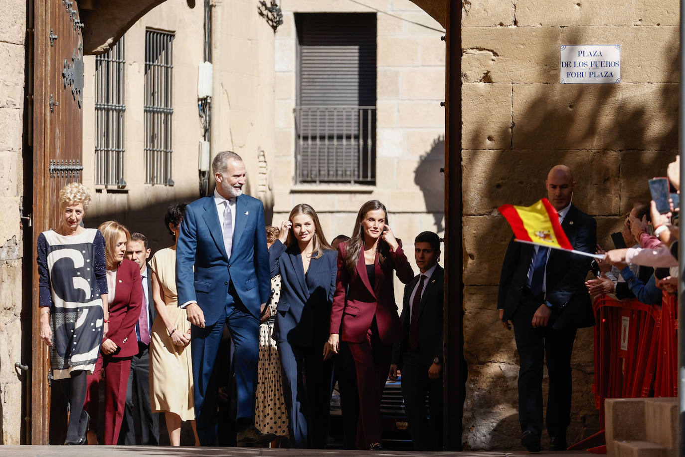 Las imágenes de la primera visita de la princesa Leonor a Viana