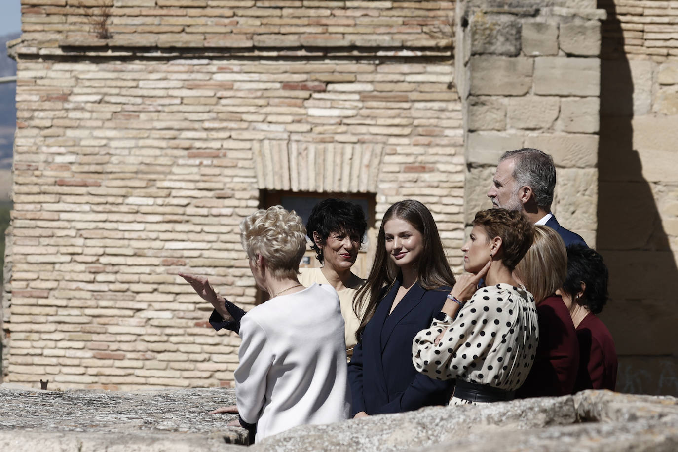 Las imágenes de la primera visita de la princesa Leonor a Viana