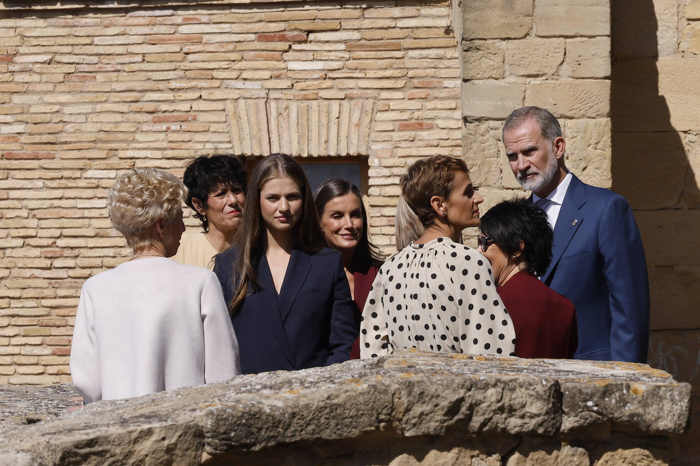 Las imágenes de la primera visita de la princesa Leonor a Viana