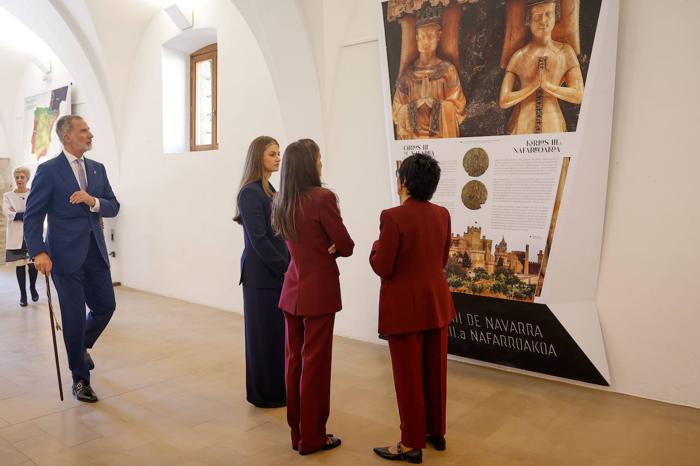 Las imágenes de la primera visita de la princesa Leonor a Viana