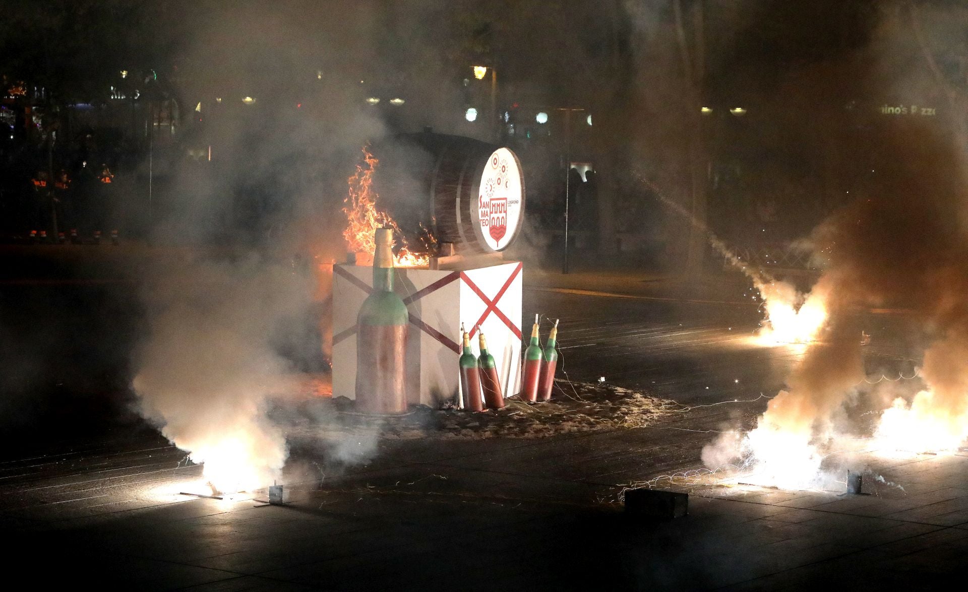 Las imágenes de la Quema de la Cuba