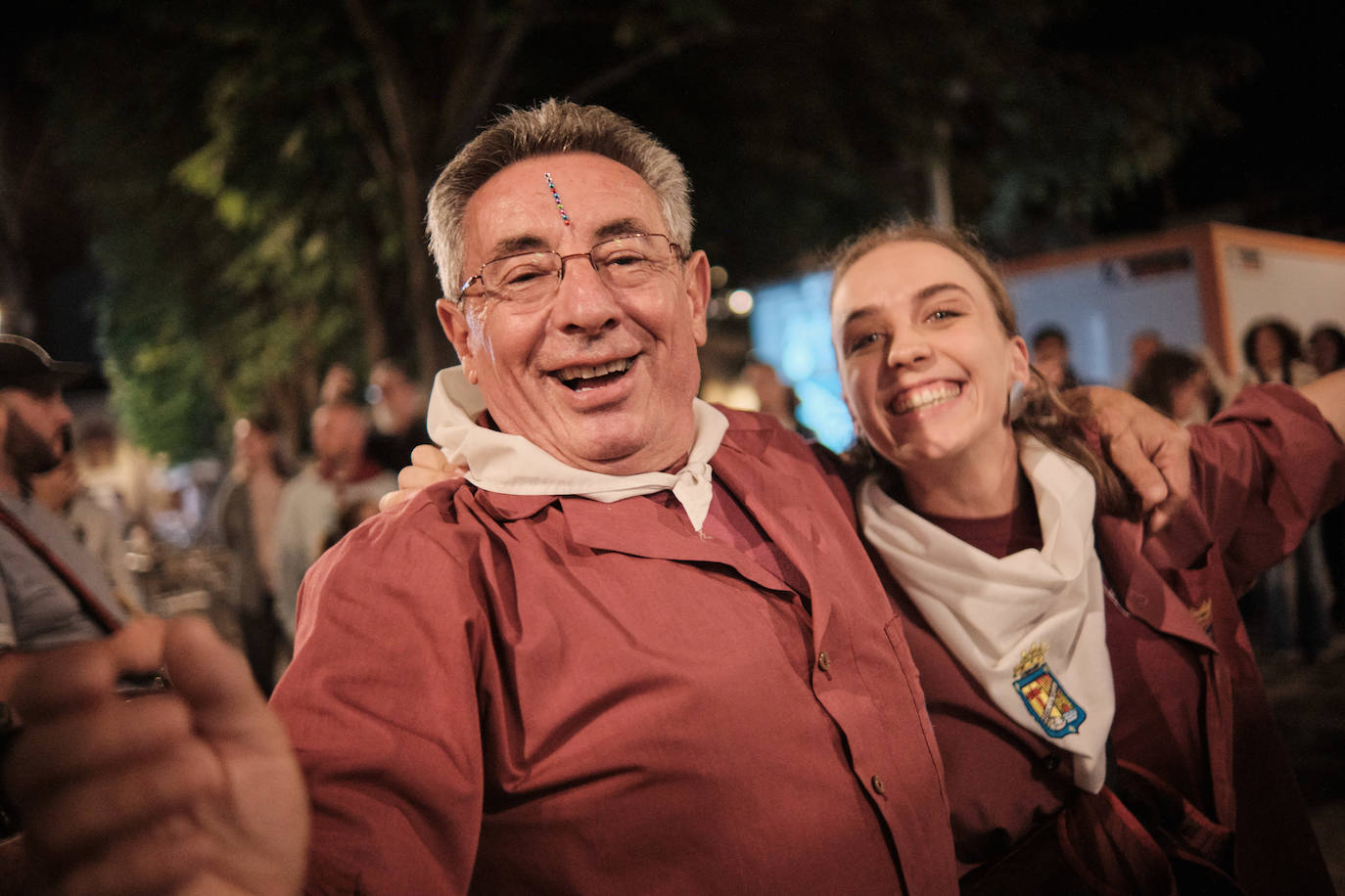 Las imágenes del desfile de las peñas por Logroño