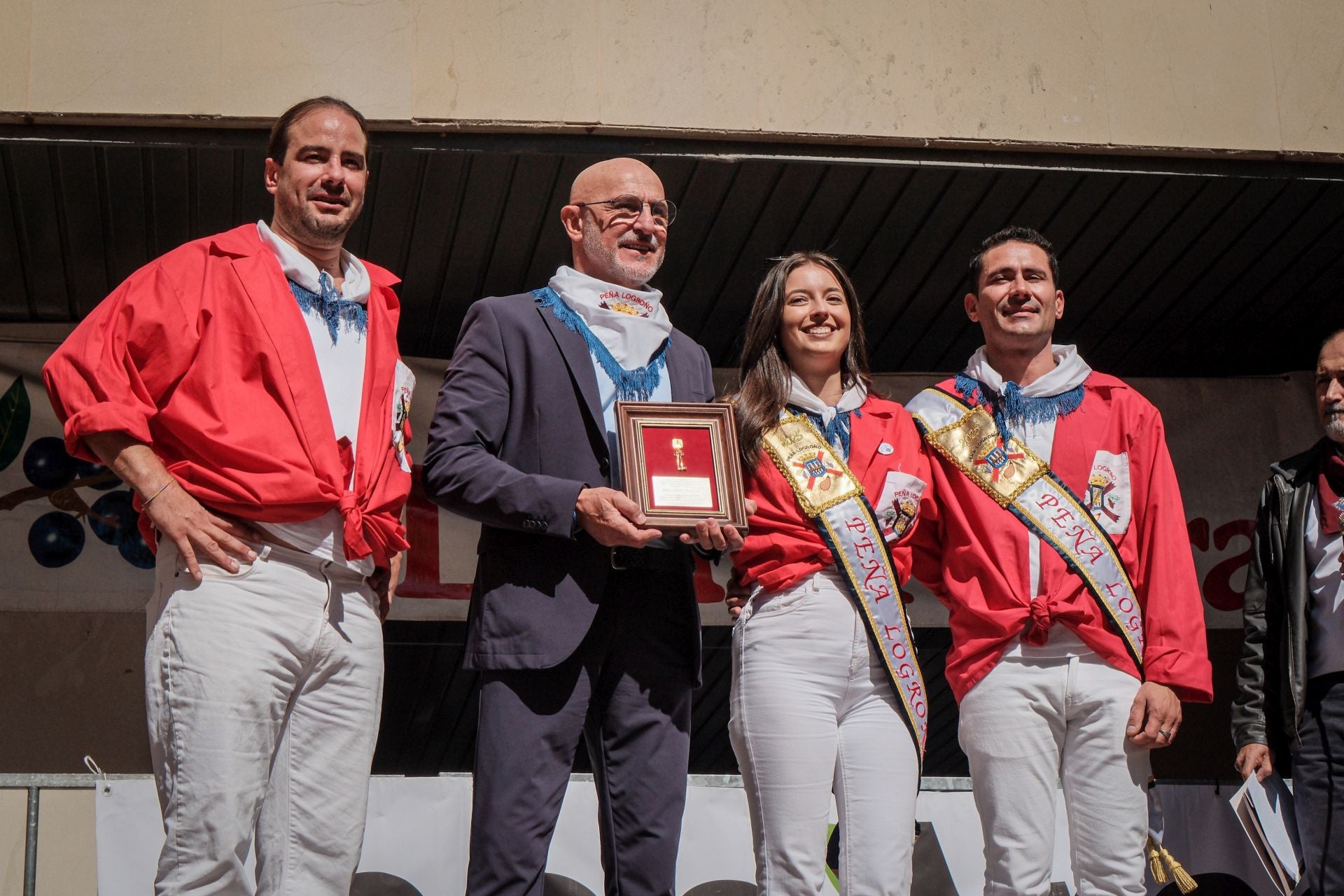 De la Fuente ya tiene las llaves de la peña Logroño