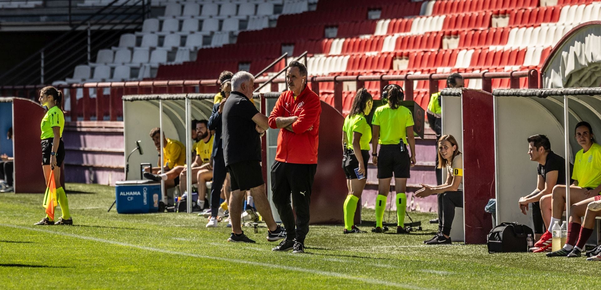 Las imágenes del encuentro entre el DUX y el Alhama