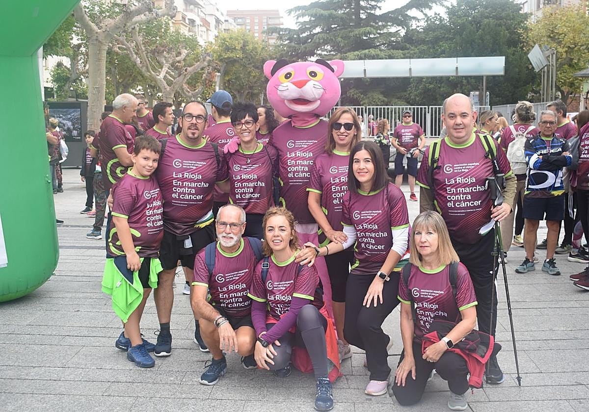 La marcha contra el cáncer de Calahorra, en imágenes