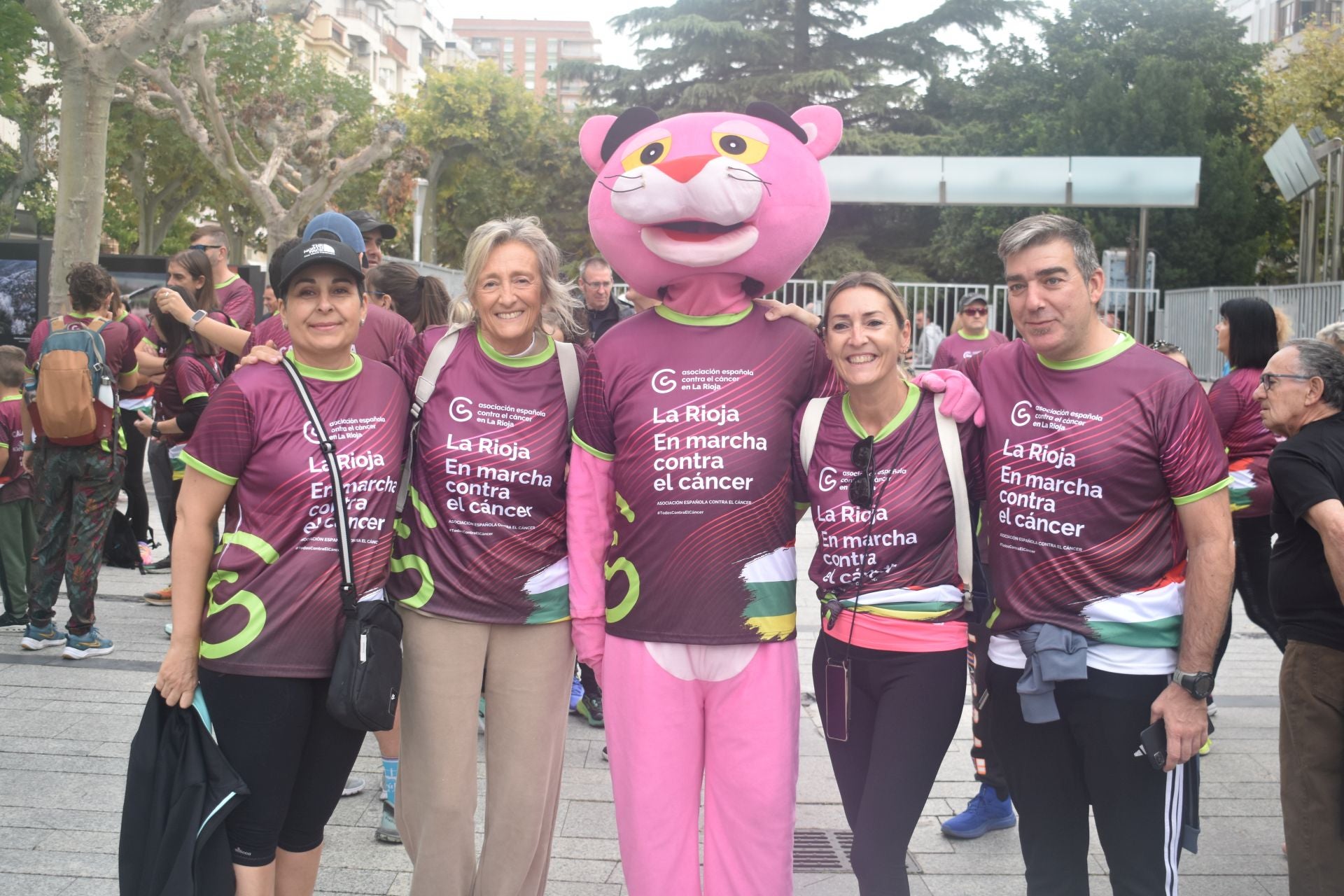 La marcha contra el cáncer de Calahorra, en imágenes
