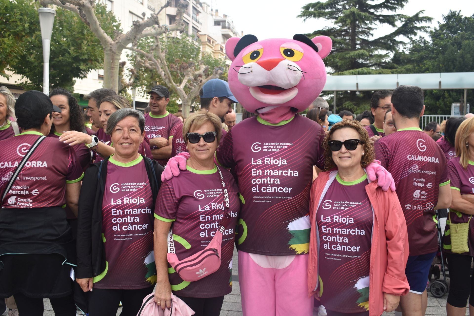 La marcha contra el cáncer de Calahorra, en imágenes