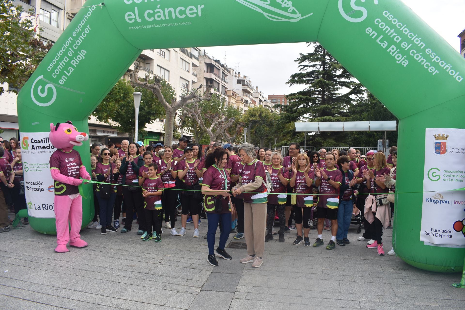 La marcha contra el cáncer de Calahorra, en imágenes