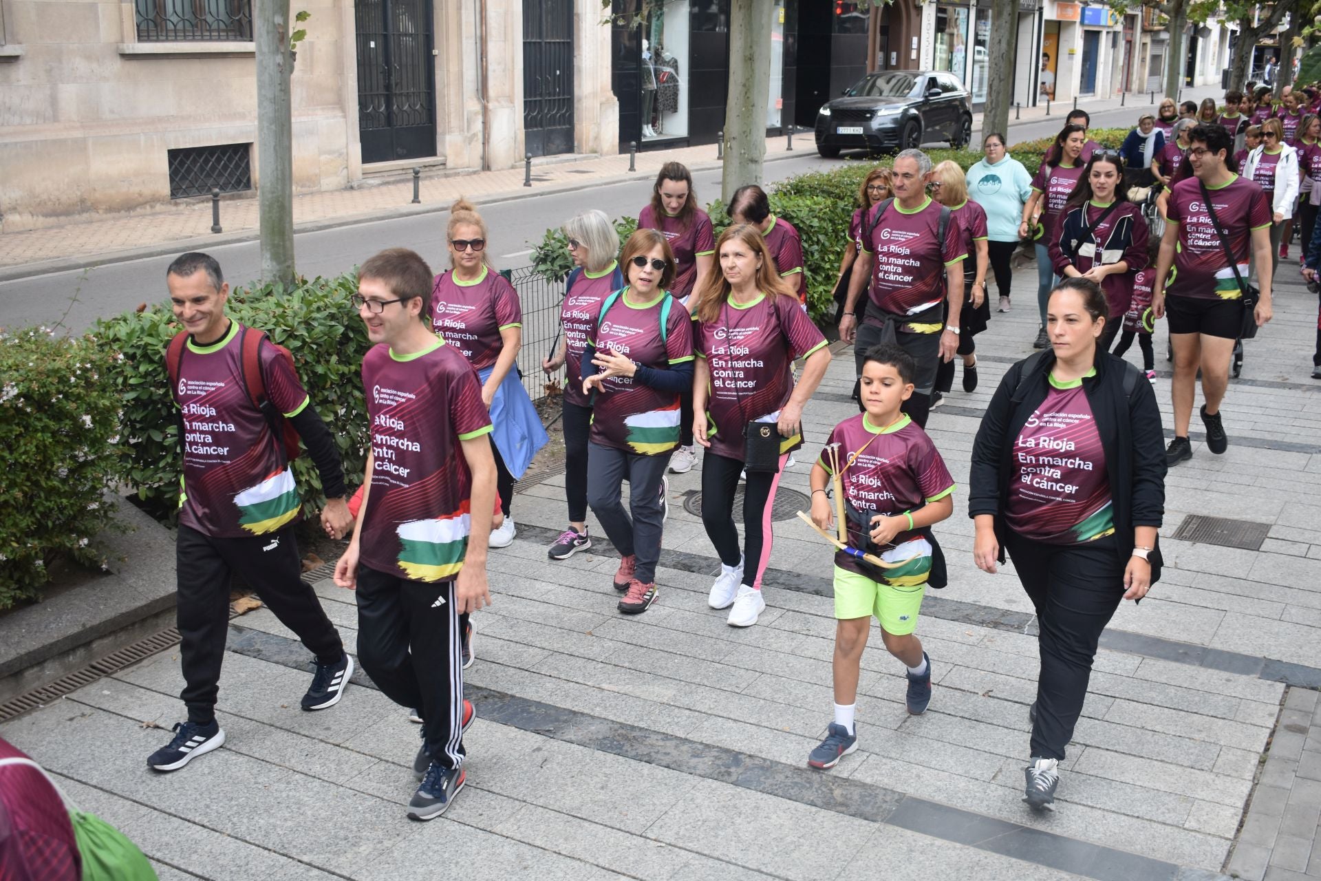 La marcha contra el cáncer de Calahorra, en imágenes