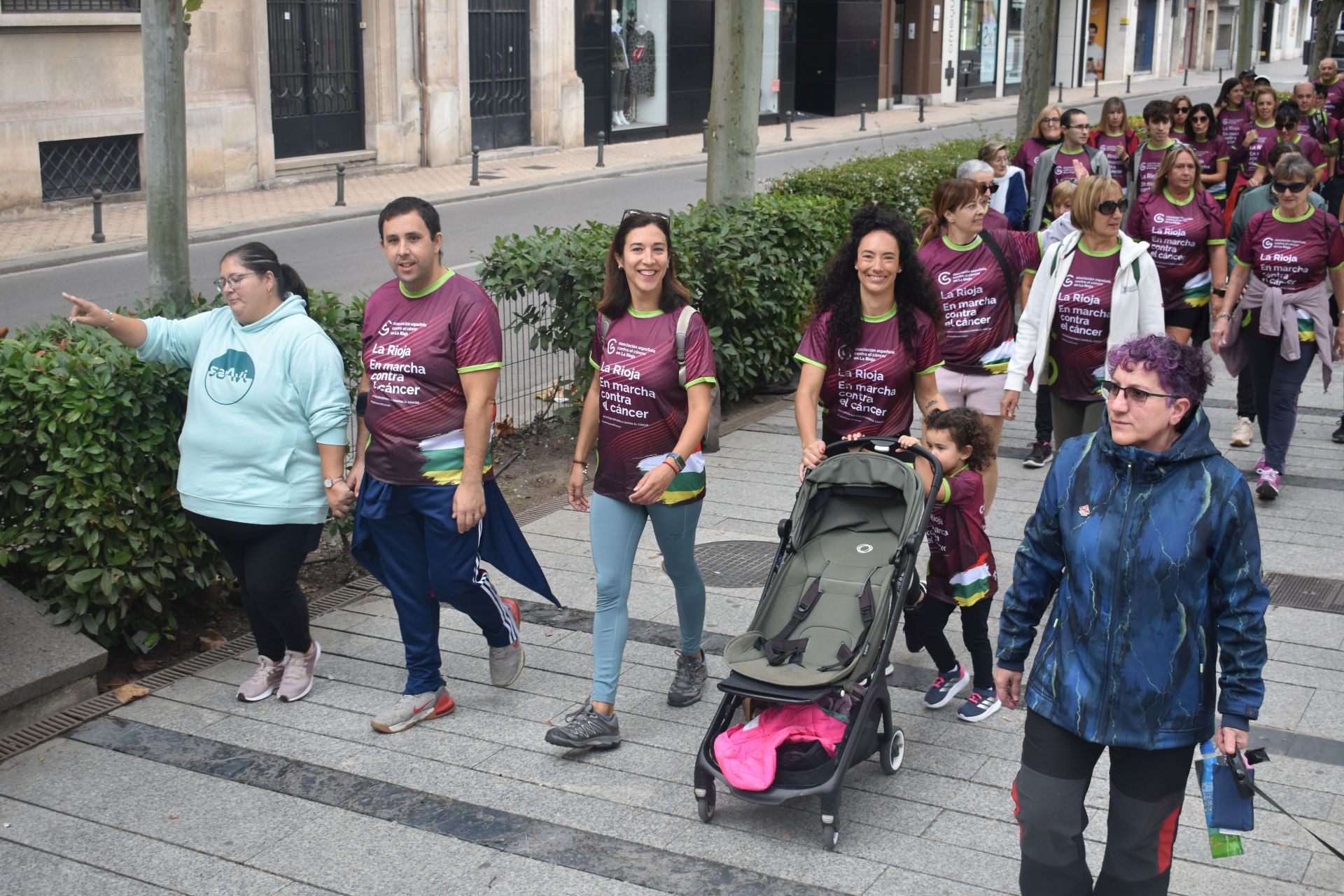 La marcha contra el cáncer de Calahorra, en imágenes