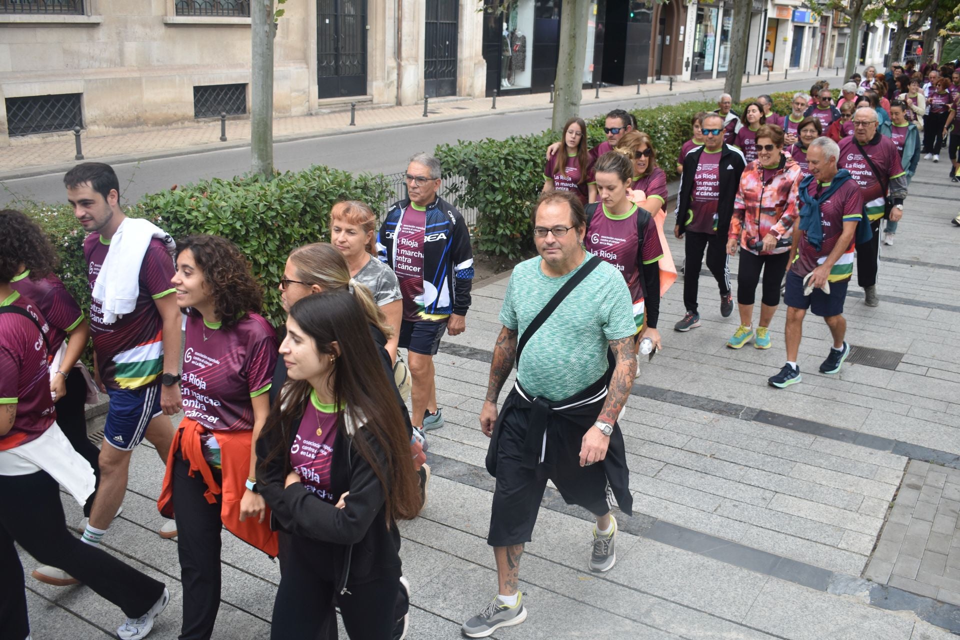 La marcha contra el cáncer de Calahorra, en imágenes