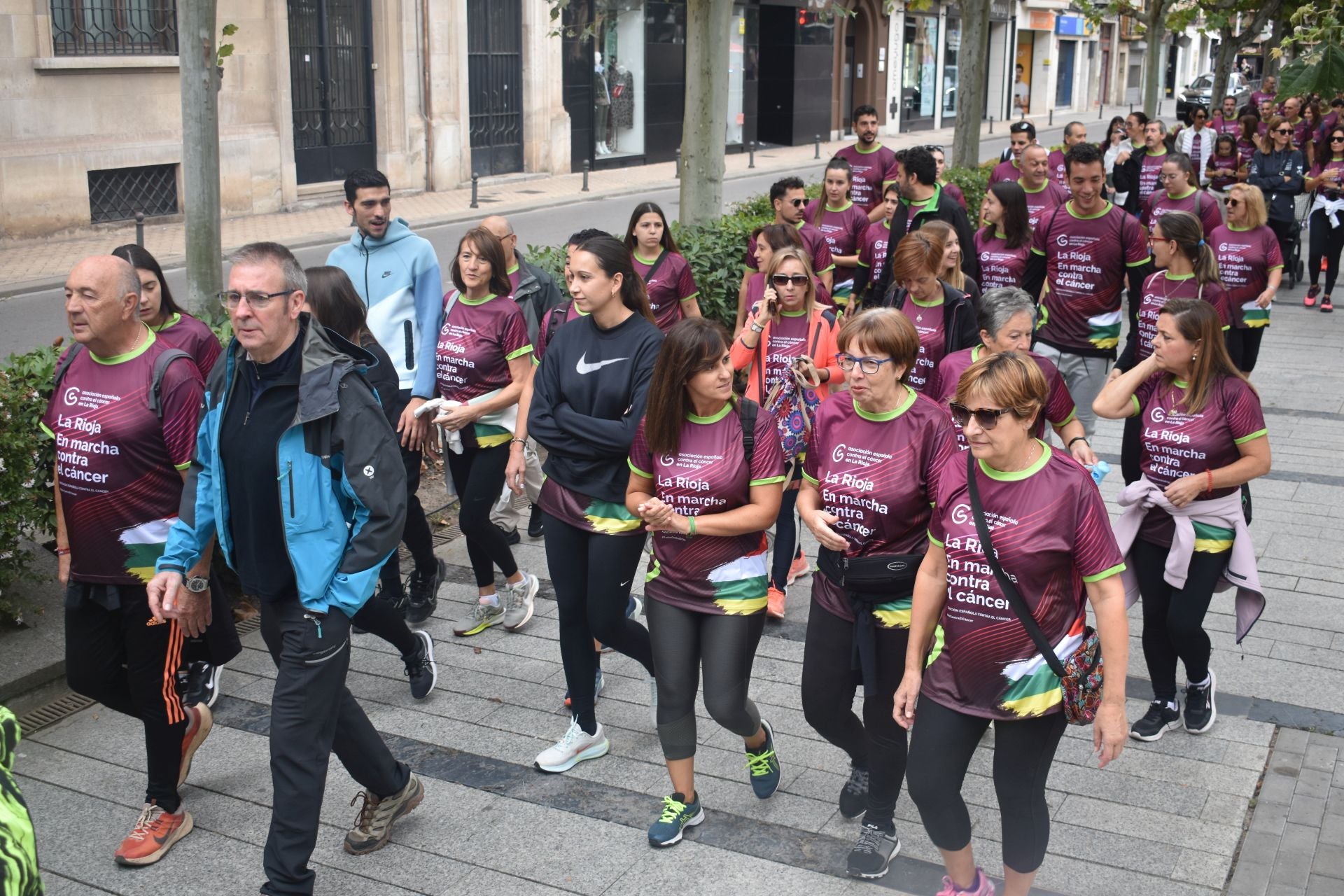 La marcha contra el cáncer de Calahorra, en imágenes
