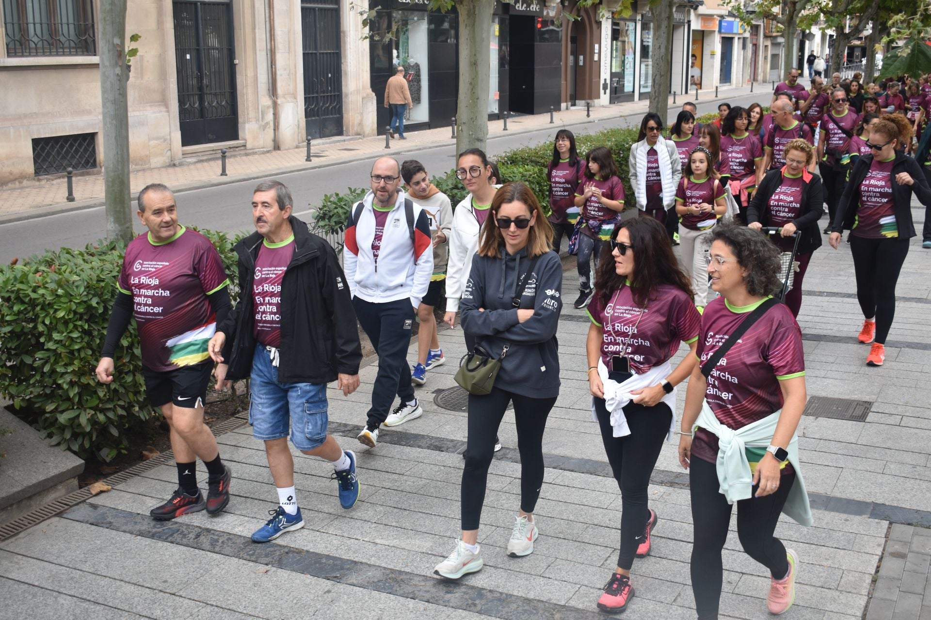 La marcha contra el cáncer de Calahorra, en imágenes