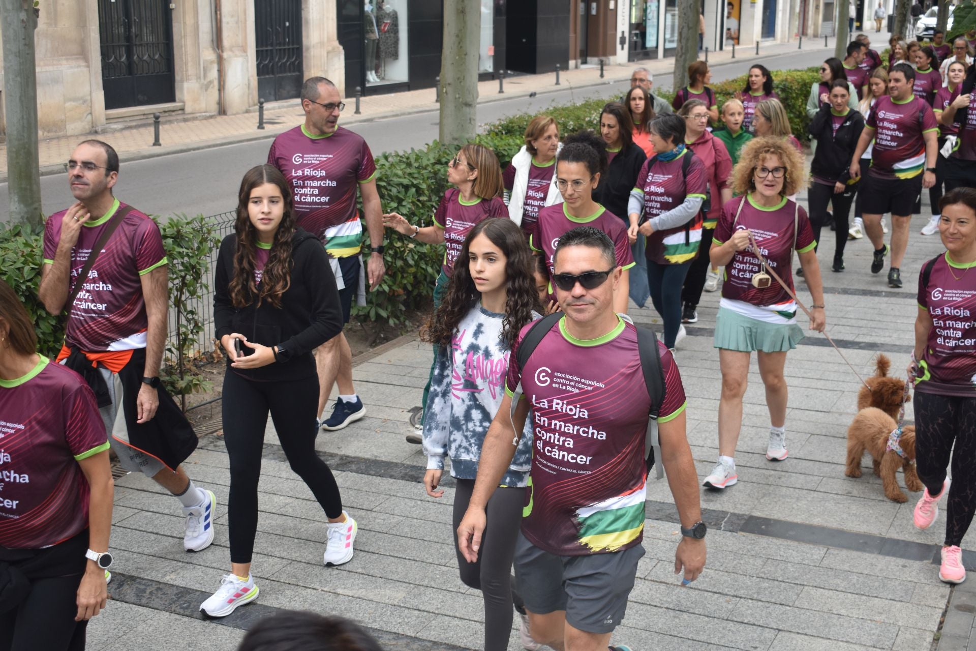 La marcha contra el cáncer de Calahorra, en imágenes