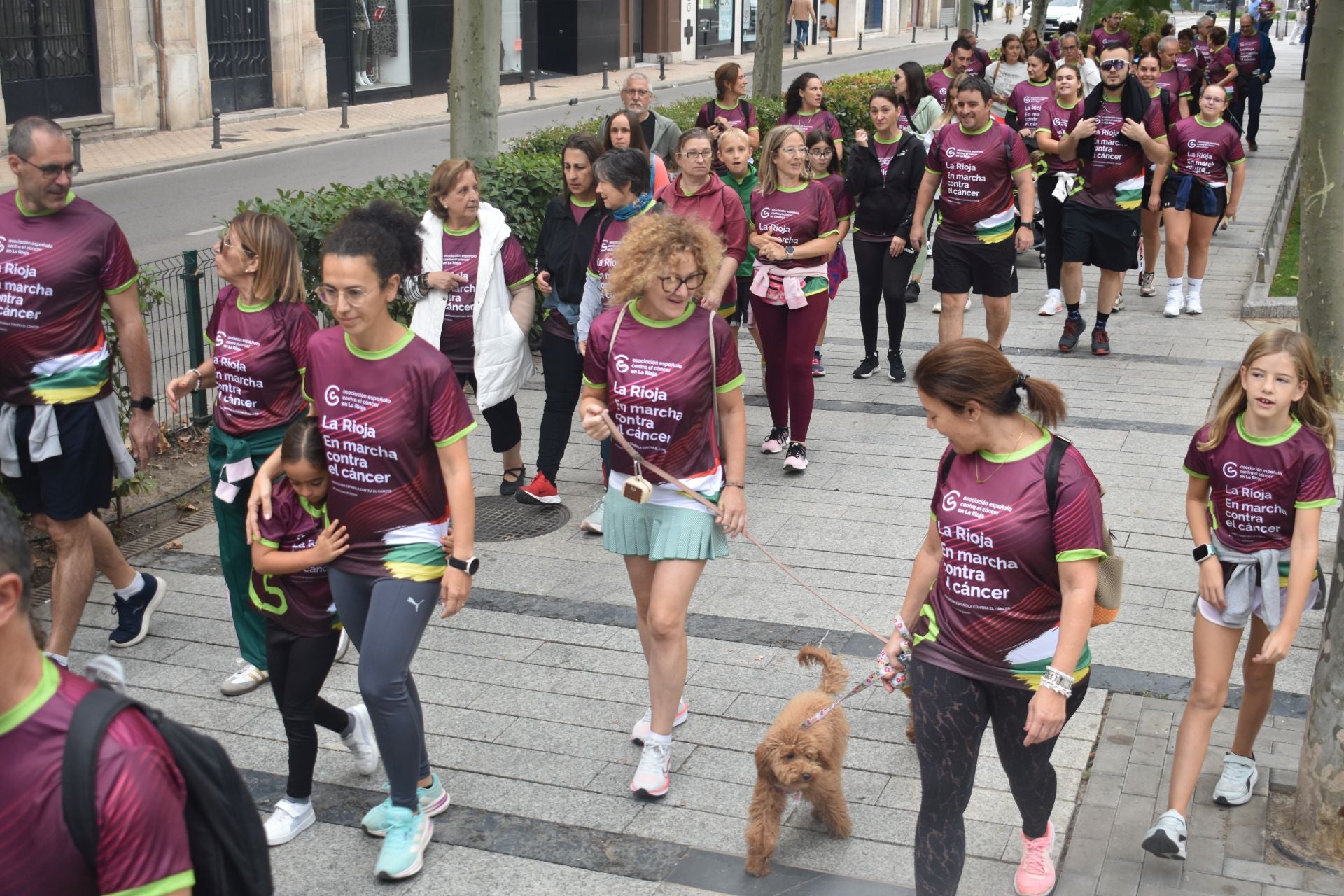 La marcha contra el cáncer de Calahorra, en imágenes