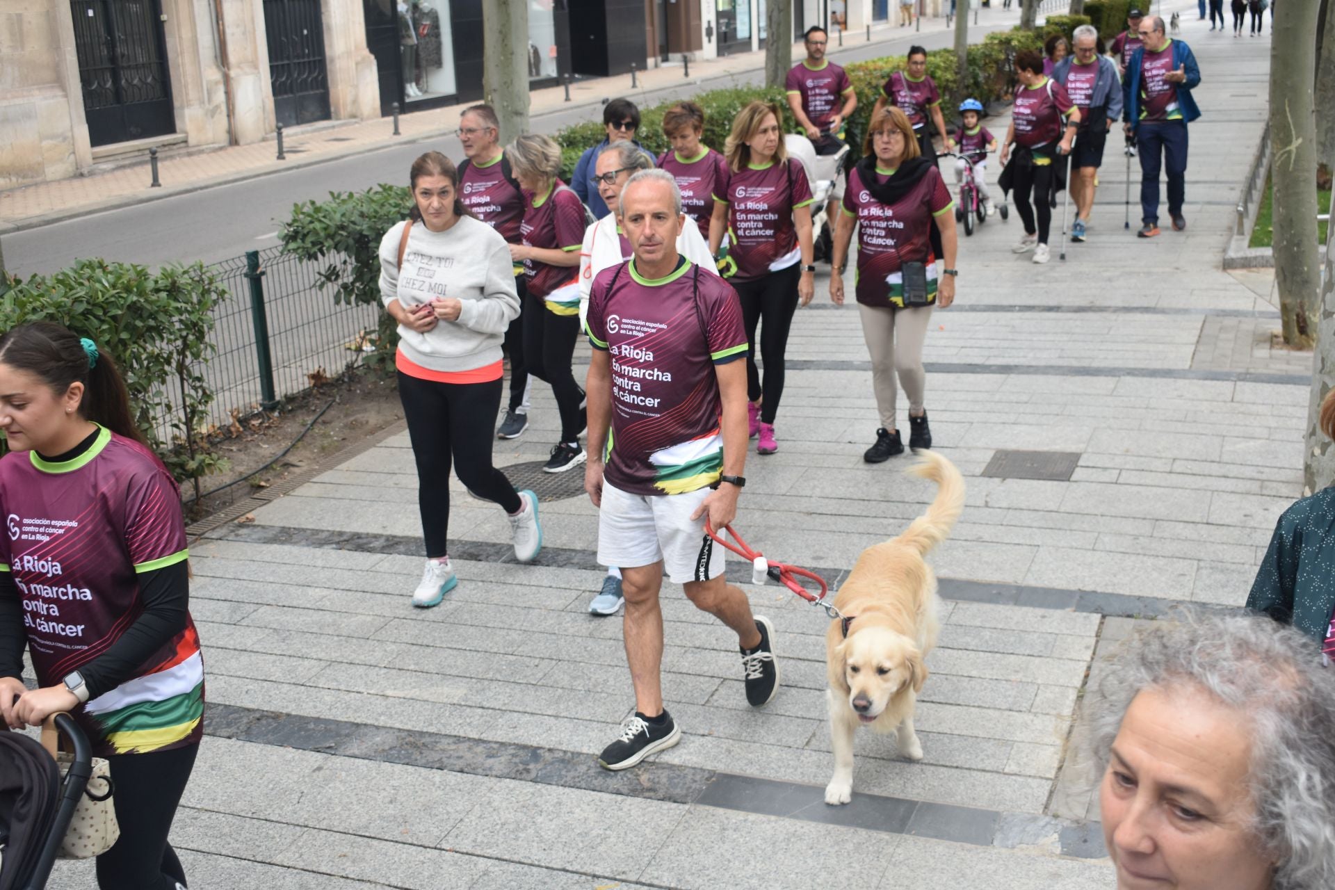 La marcha contra el cáncer de Calahorra, en imágenes