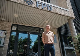 Jorge Azón, presidente de la Plataforma de Trabajadores Temporales e Interinos.