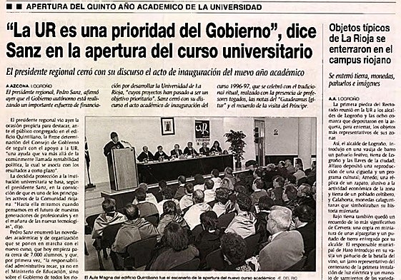 En Logroño no hay tranvía, pero hay universidad