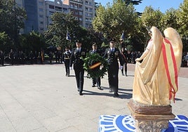La Policía Nacional se hace sentir en Logroño en los Ángeles Custodios